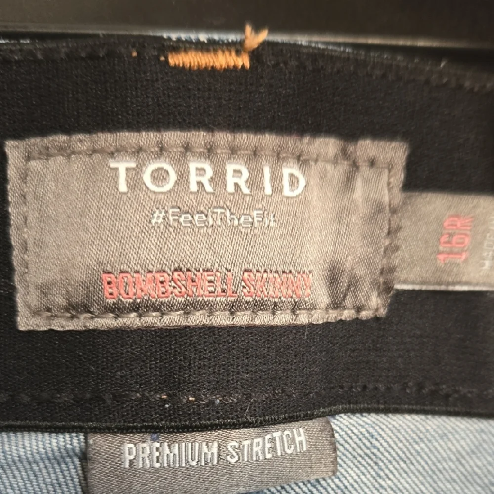 Torrid Blue Distressed Boyfriend Jeans - Picture 5 of 13